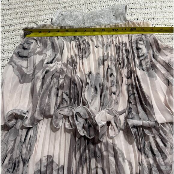 NWT BCBGeneration Sleeveless Cocktail Dress Blouson Ruffle Floral Sz 0 MSRP $260 - Picture 6 of 13